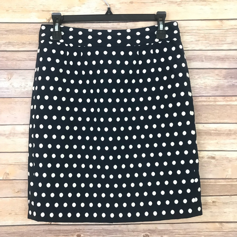 Banana Republic Polka Dot Skirt Petite Size 6P